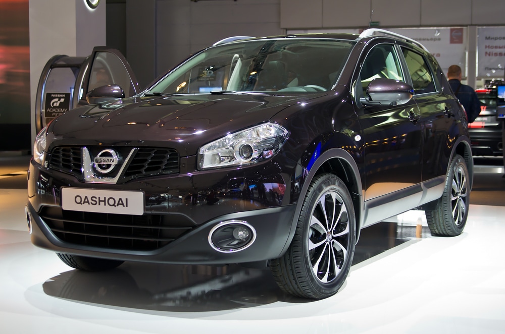 Nissan Qashqai auf Autoausstellung